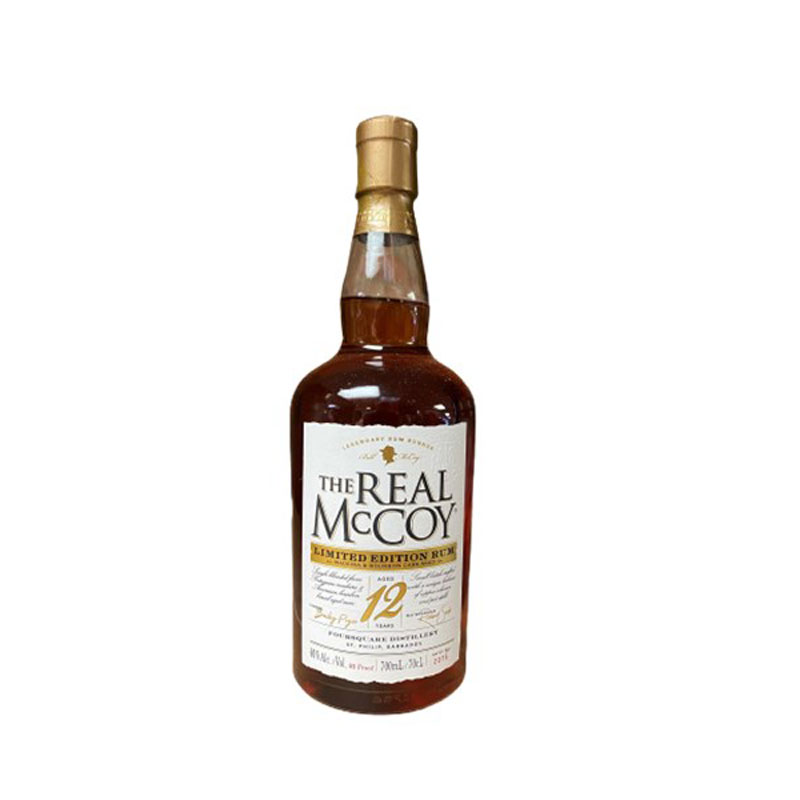 THE REAL MCCOY 12YR MADEIRA CASK RUM 46% 70CL BOTTLE