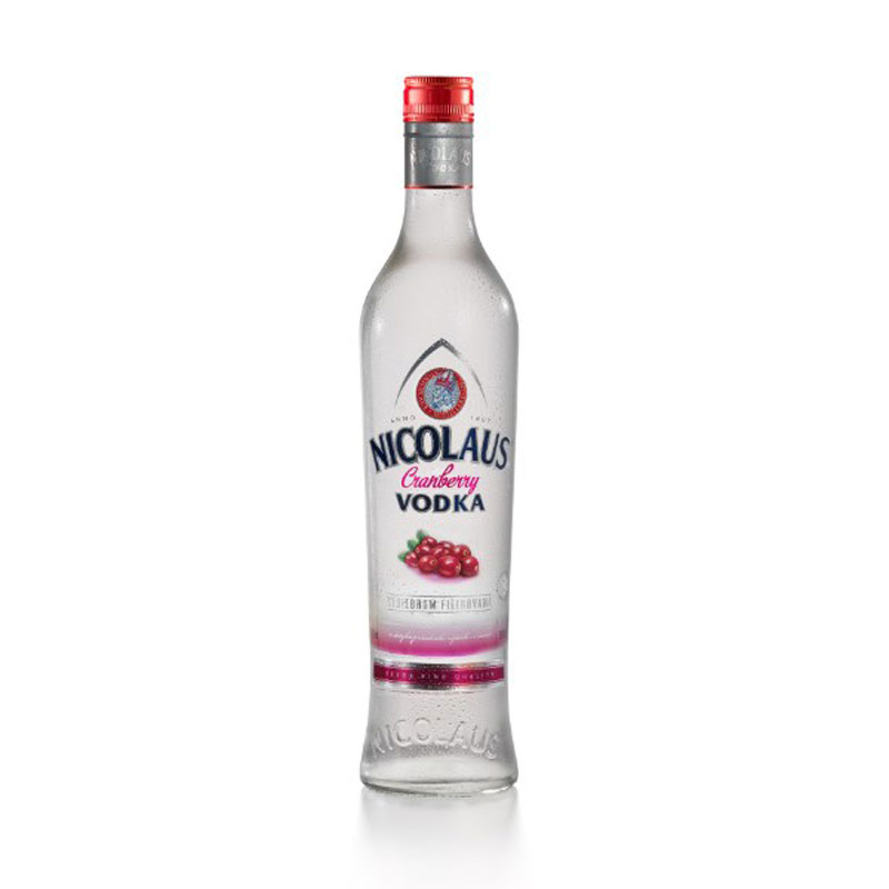NICOLAUS CRANBERRY VODKA 38% 70CL