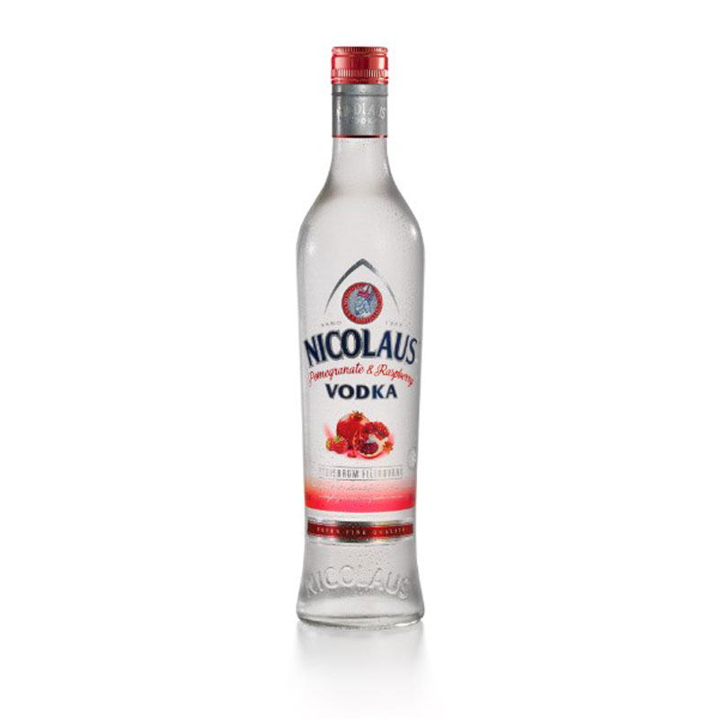 NICOLAUS POMEGRANATE & RASPBERRY VODKA 38% 70CL