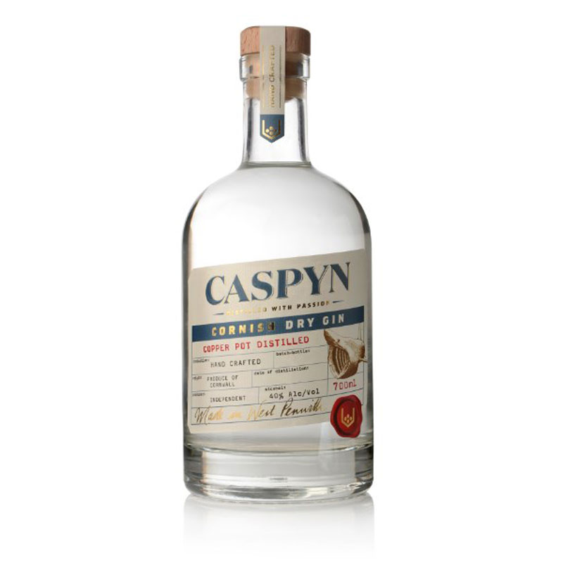 CASPYN CORNISH DRY GIN 40% 70CL