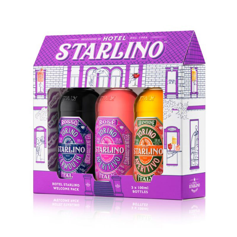 HOTEL STARLINO HOTEL GIFT PACK 3x10CL ROSSO/ROSE/ARANCIONE