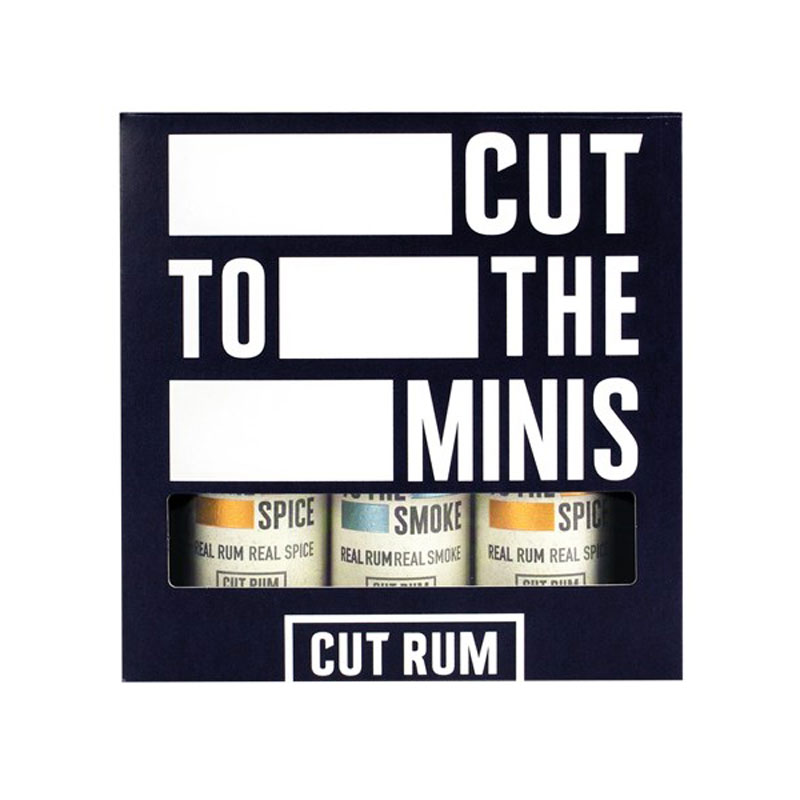 CUT RUM MINIATURE GIFT PACK 3x5CL (1 x SMOKED/2 x SPICED)