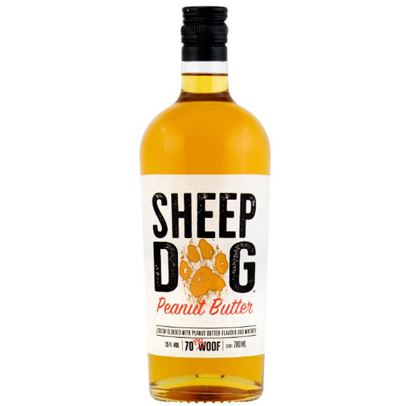 SHEEP DOG PEANUT BUTTER WHISKEY 35% 70CL