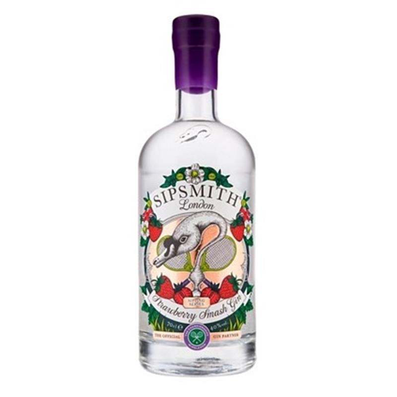 SIPSMITH STRAWBERRY SMASH GIN 40% 70CL