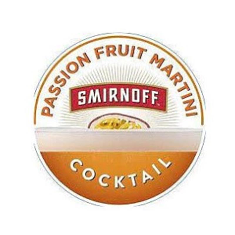 SMIRNOFF PASSION FRUIT MARTINI COCKTAIL 10% 10LTR BIB