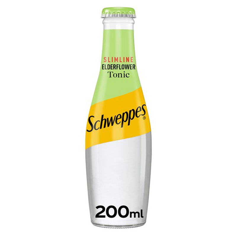 SCHWEPPES ELDERFLOWER TONIC WATER 24 x 200ML