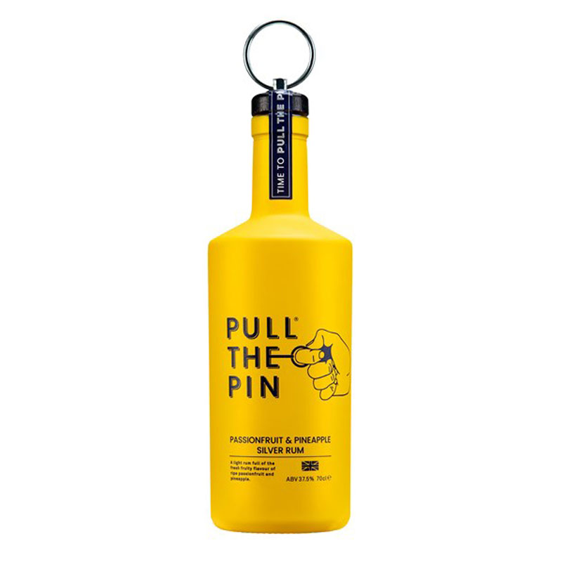 PULL THE PIN PASSIONFRUIT & PINEAPPLE RUM 37.5% 70CL