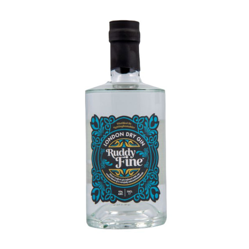 RUDDY FINE LONDON DRY GIN 42% 70CL