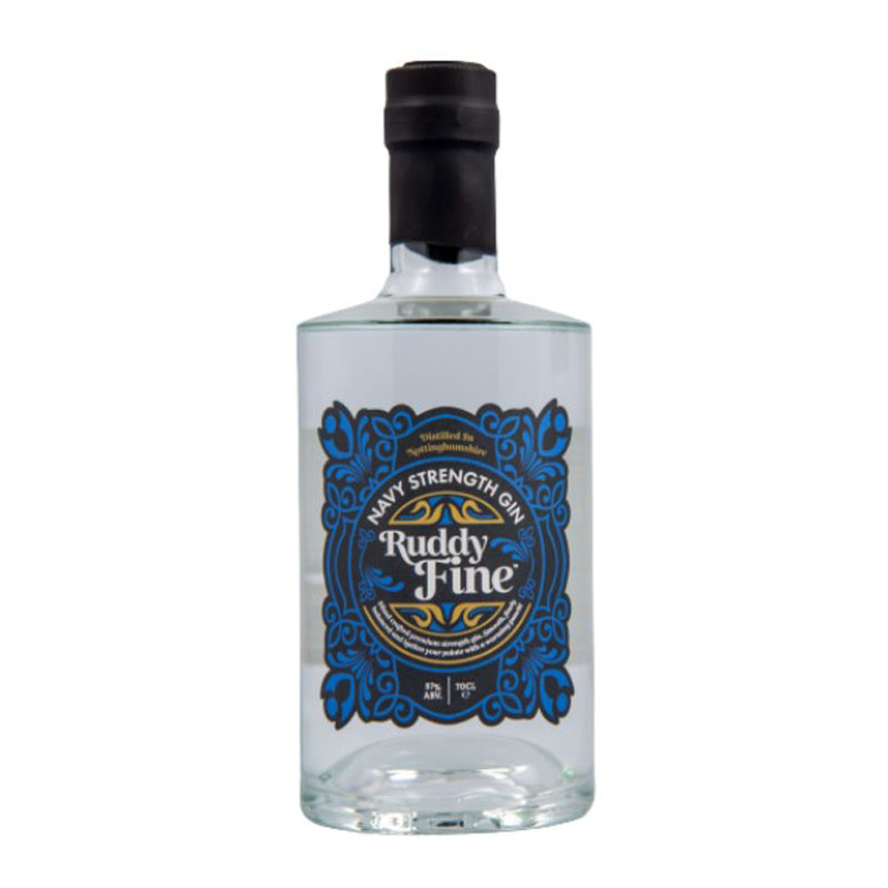 RUDDY FINE NAVY STRENGTH GIN 57% 70CL