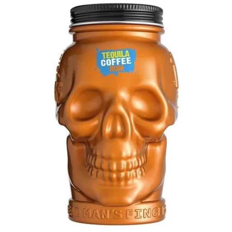 DEAD MANS TEQUILA COFFEE RUM 37.5% 50CL SKULL JARS