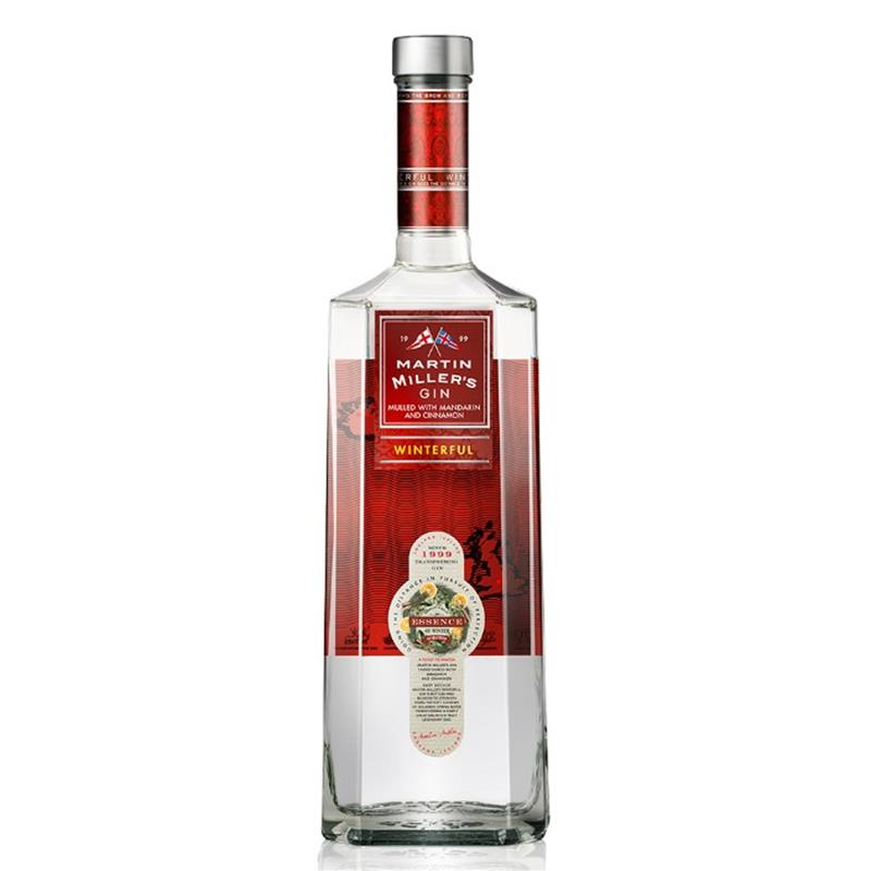 MARTIN MILLERS WINTERFUL GIN 40% 70CL MULLED WITH MANDARIN & CINNAMON
