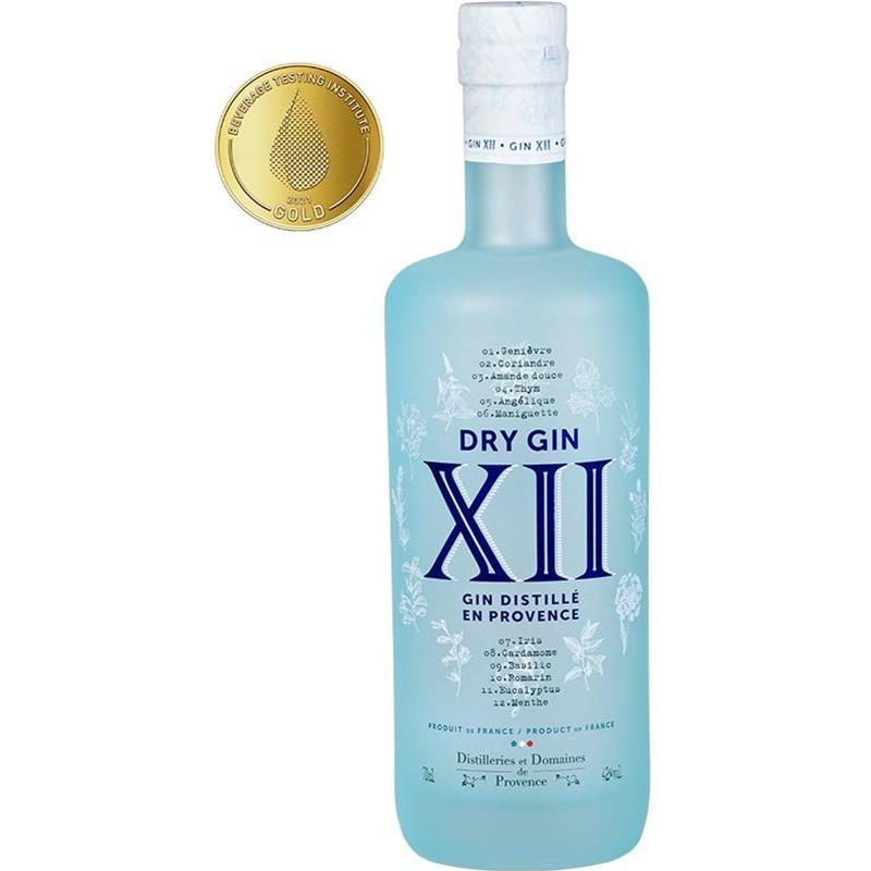 DISTILLERIES PROVENCE GIN XII 40% 70CL