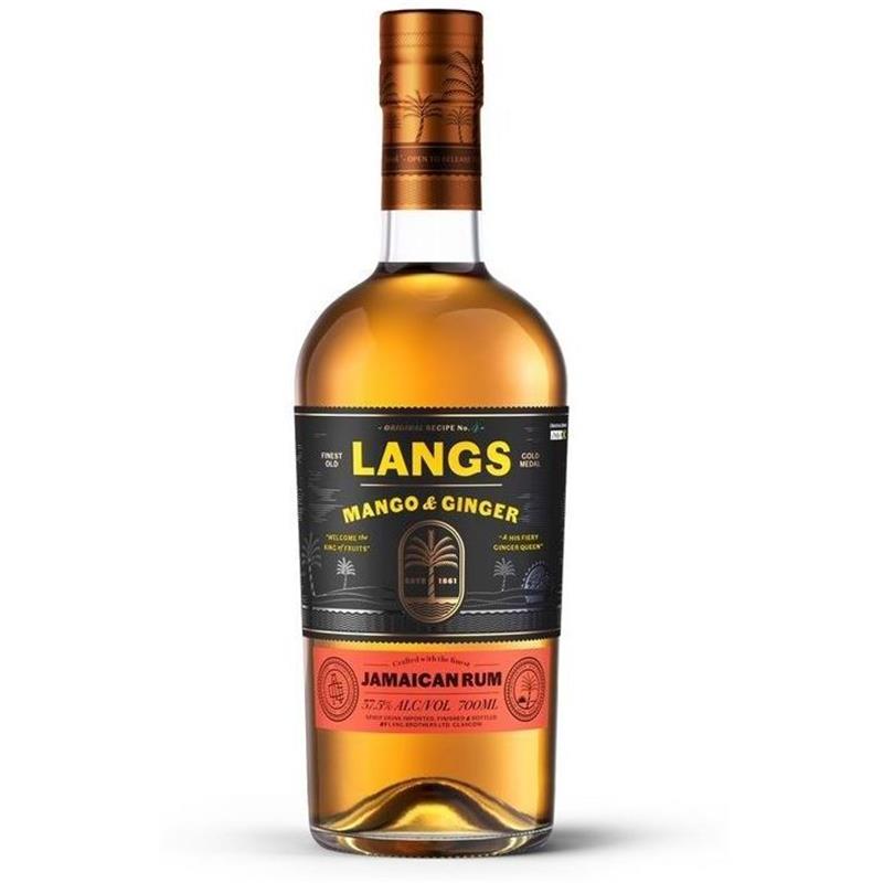 LANGS MANGO & GINGER RUM 70CL 37.5%