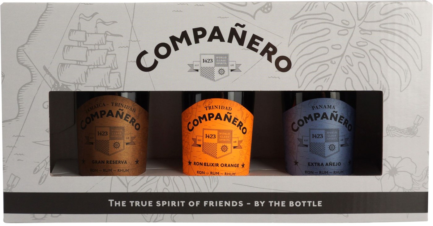 COMPANERO 3 X 5CL GIFTPACK