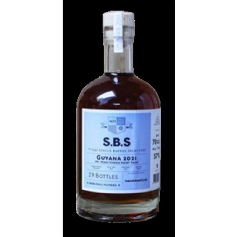 SBS GUYANA PX SHERRY CASK RUM  57% 70CL