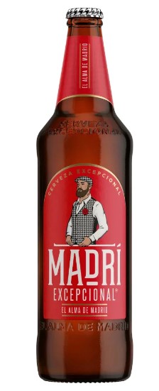 MADRI EXCEPCIONAL LAGER 4.6% 24 x 330ml BOTTLES