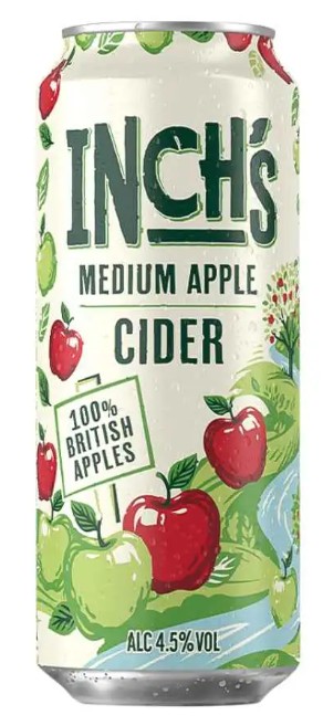 INCH'S MEDIUM CIDER CANS 24x440ml