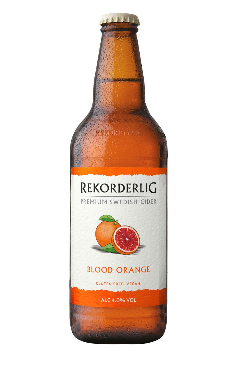 REKORDERLIG BLOOD ORANGE CIDER 4% 15 x 500ML