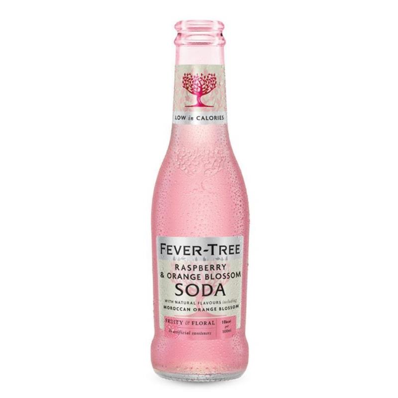 FEVER TREE RASPBERRY & ORANGE BLOSSOM SODA 24 x 200ml