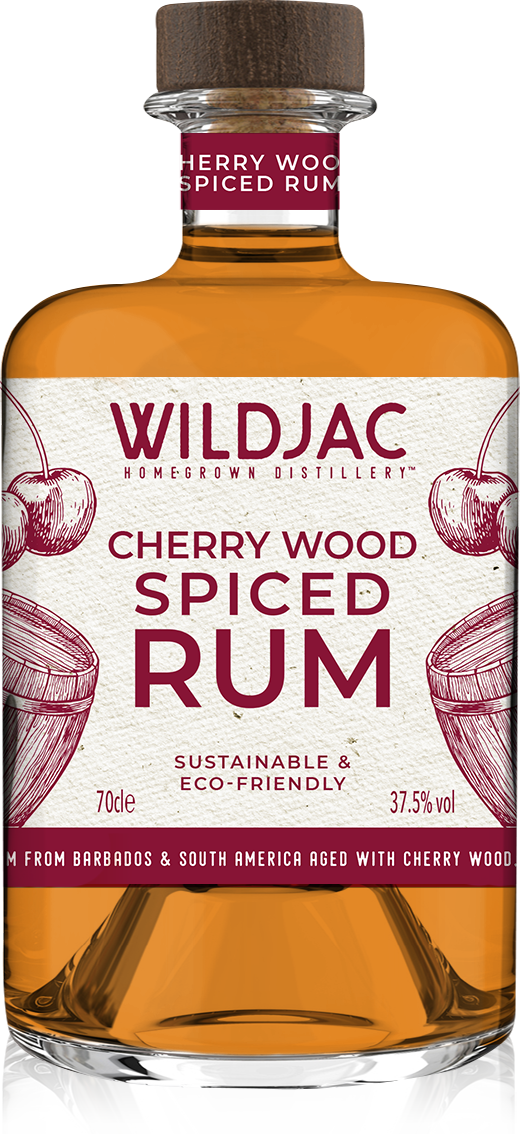 WILDJAC CHERRY WOOD SPICED RUM 70CL 37.5%