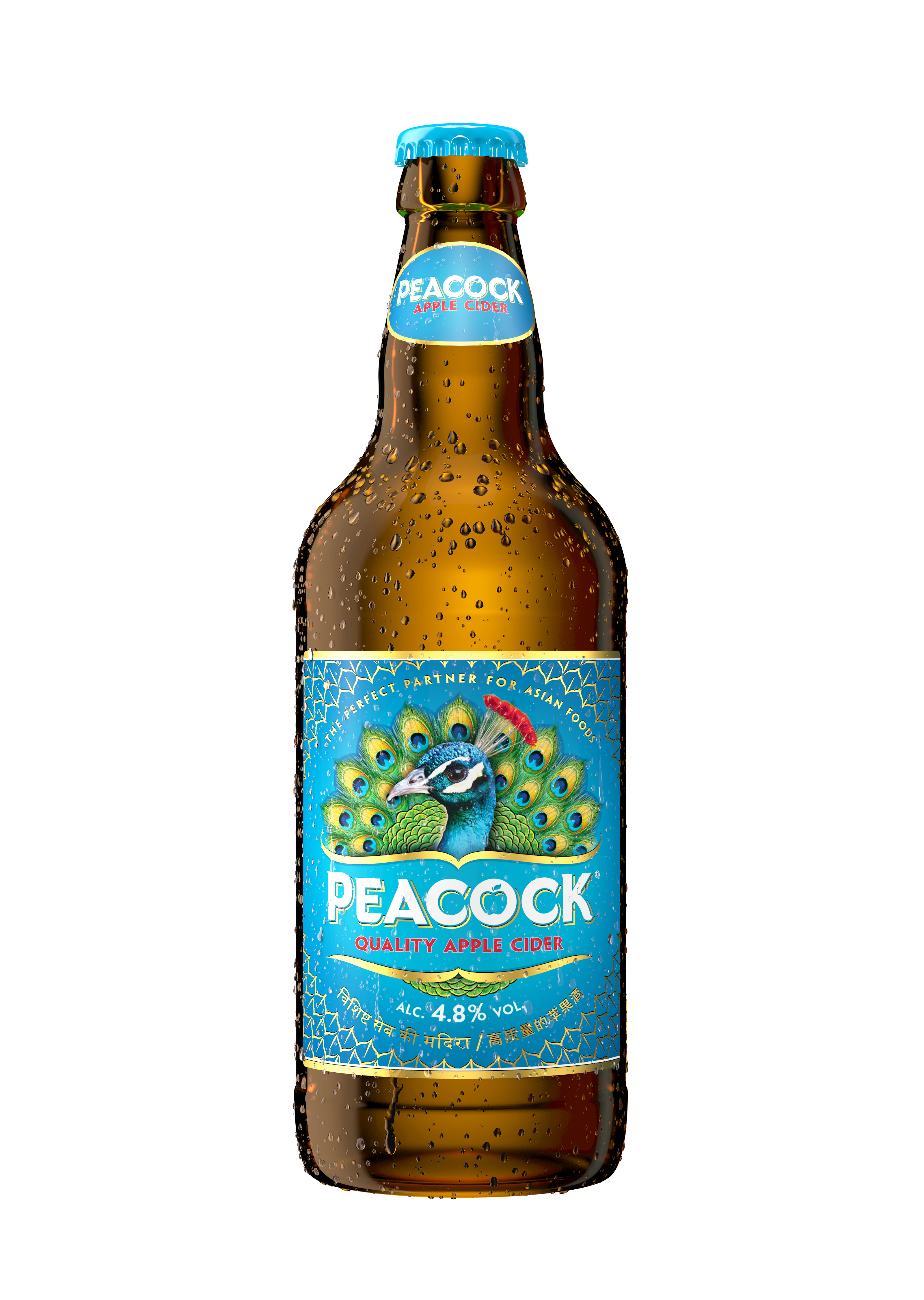 PEACOCK APPLE CIDER 4% 12 X 500ML