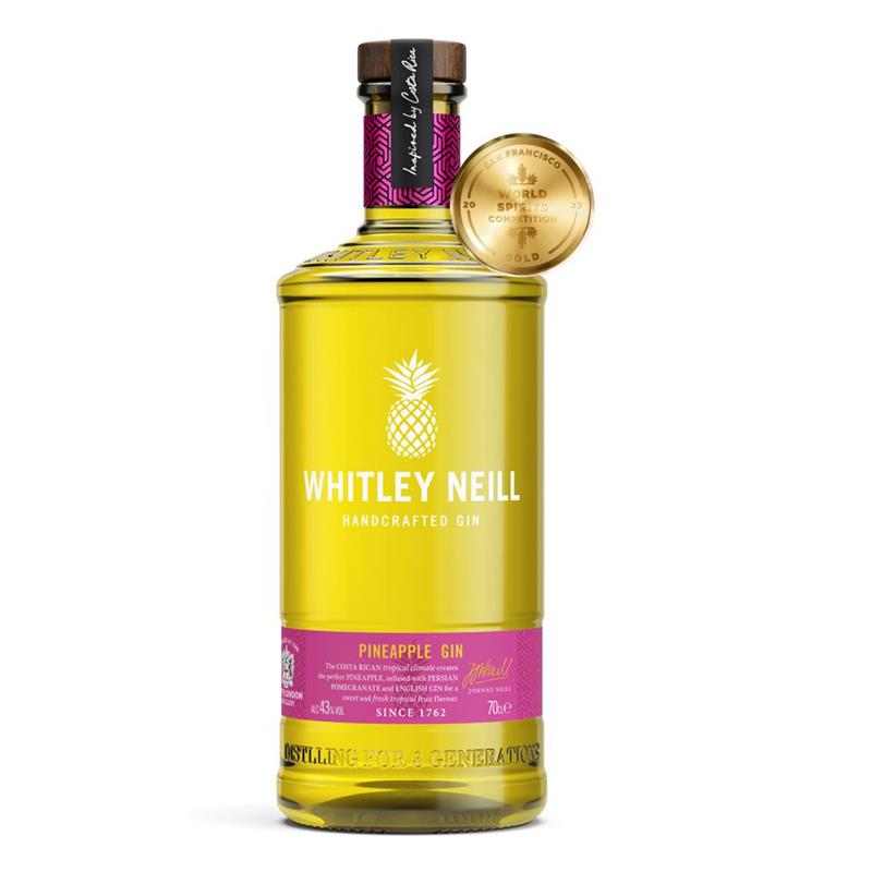 WHITLEY NEILL PINEAPPLE GIN 43% 70CL