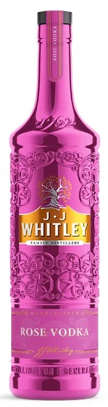 J.J WHITLEY ROSE VODKA 38% 70CL