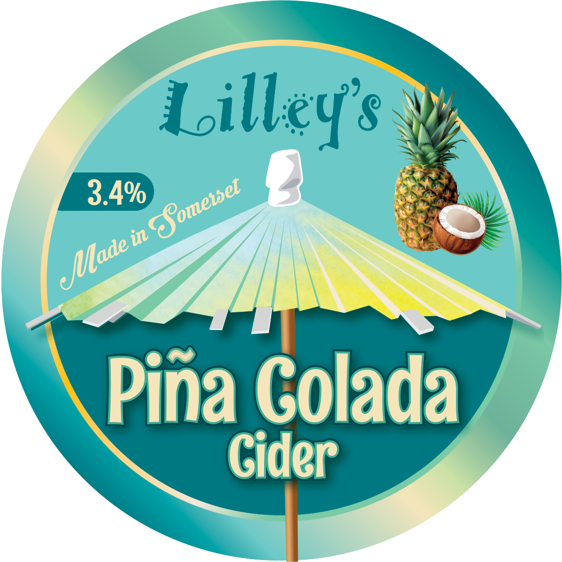 LILLEYS PINA COLADA CIDER 4% 20LTR