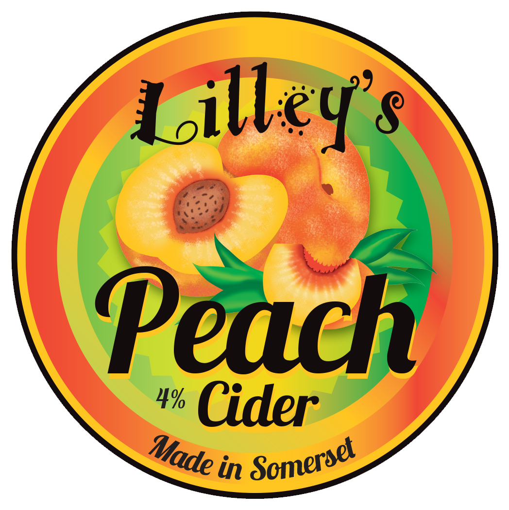 LILLEYS PEACH CIDER 4% 20LTR