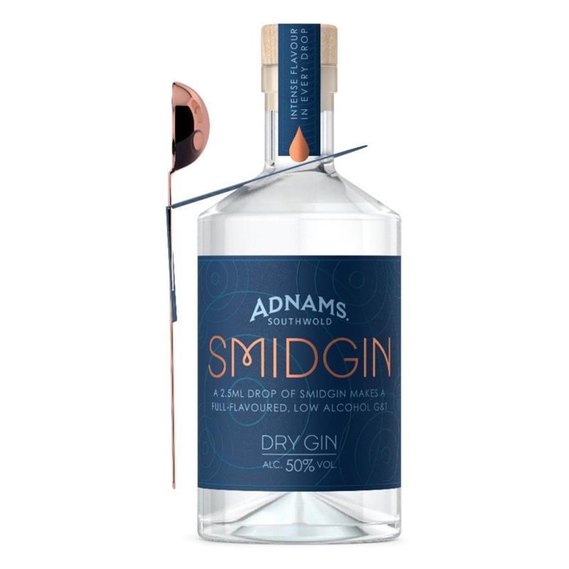 ADNAMS SMIDGIN DRY GIN 50% 20CL