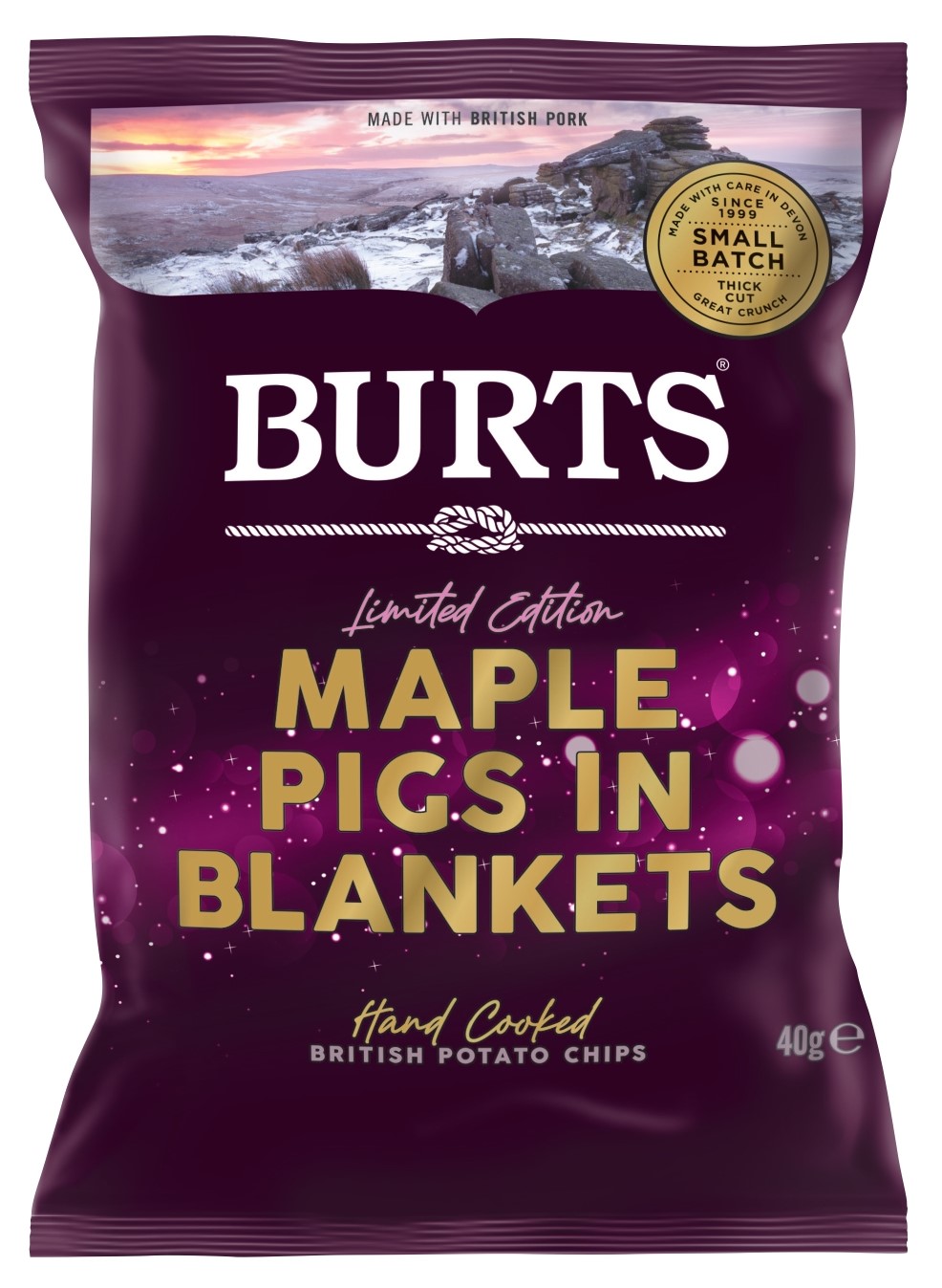 BURT'S MAPLE PIGS IN BLANKET 20 x 40G LIMITED EDITION
