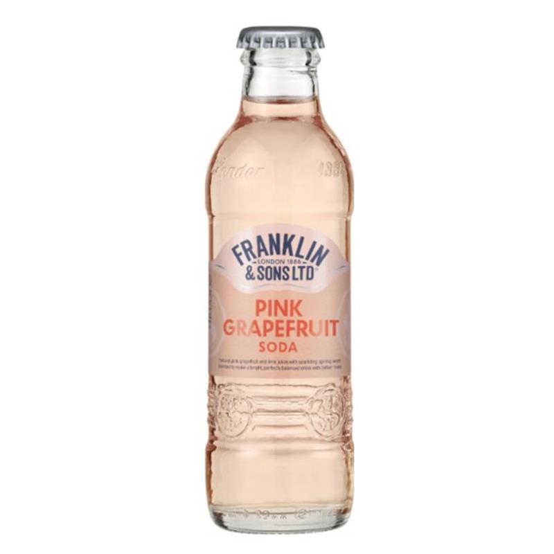 FRANKLIN PINK GRAPEFRUIT SODA  24 x 200ML