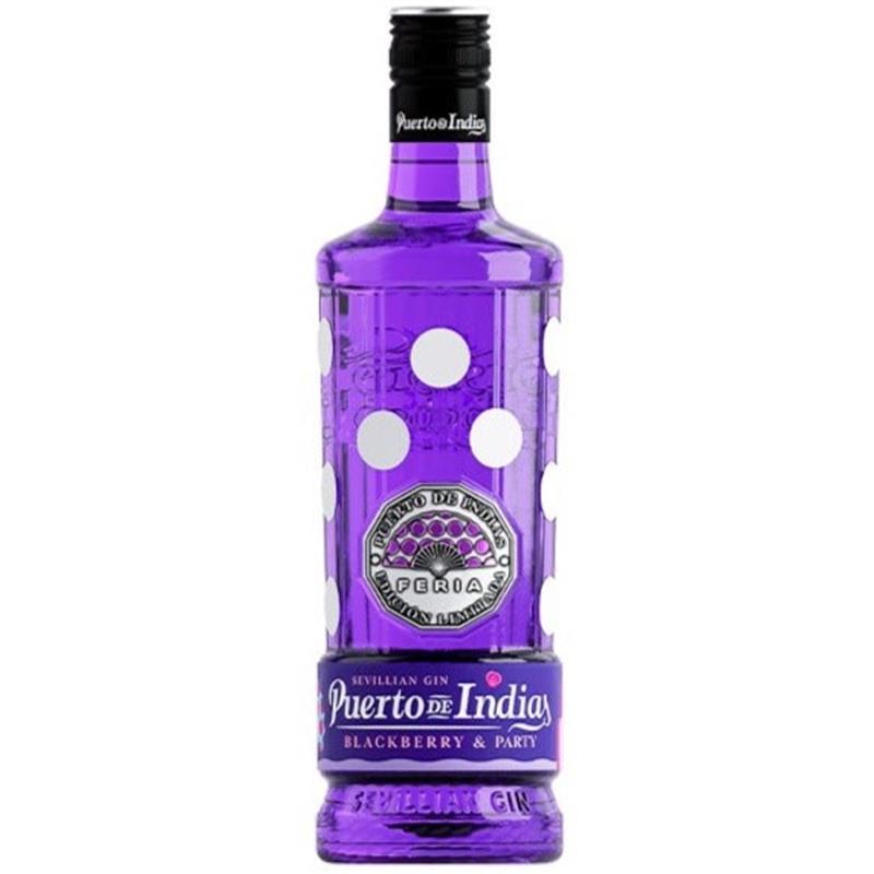 PUERTO DE INDIAS BLACKBERRY GIN 37.5% 70CL