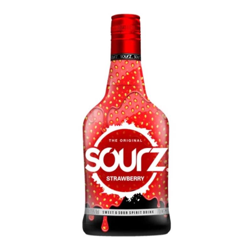 SOURZ STRAWBERRY 15% 70CL