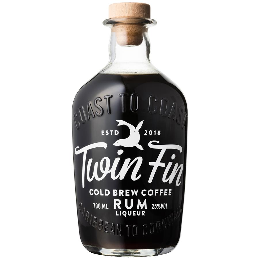 TWIN FIN COLD BREW COFFEE RUM 38% 70CL