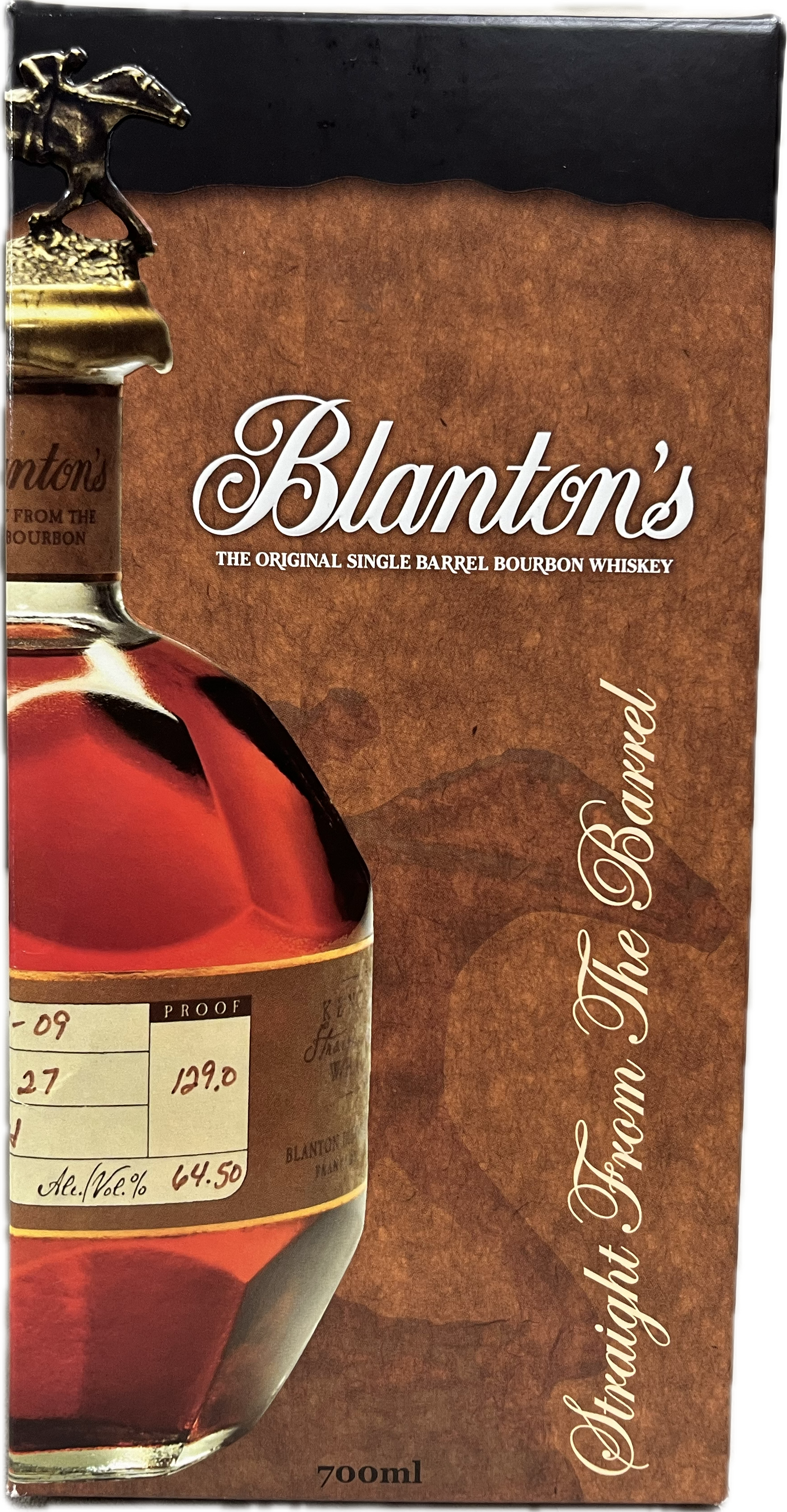 BLANTONS STRAIGHT FROM THE BARREL 63.1% 70CL