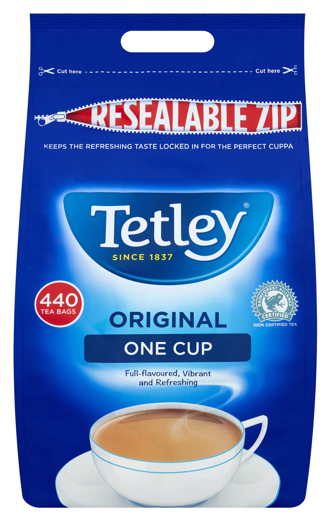 TETLEY 1 CUP DECAFF TEA BAGS  440PK