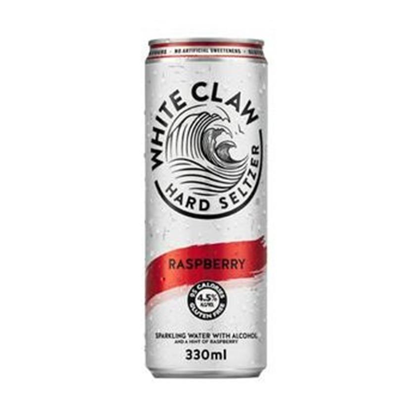 WHITE CLAW CHERRY CANS 12 X 330ML 4.5% SELTZER