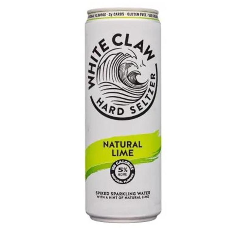 WHITE CLAW LIME CANS 12 X 330ML 4.5% SELTZER