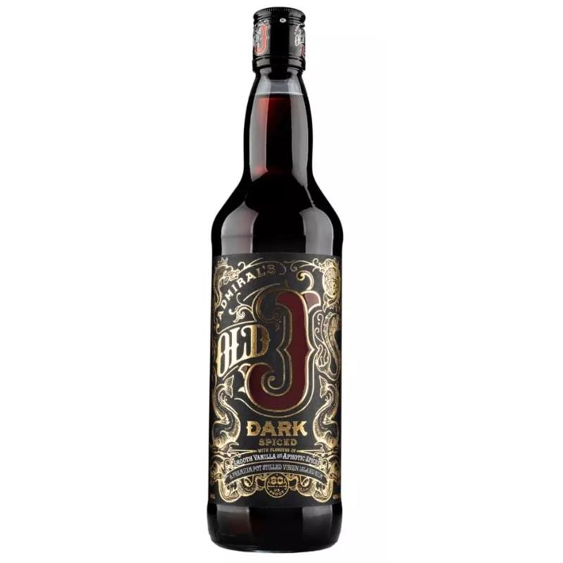 OLD J DARK SPICED RUM 40% 70CL