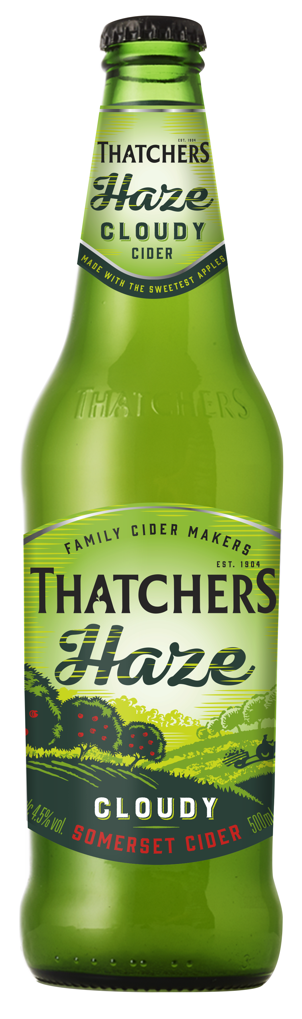 THATCHERS HAZE CIDER 4.5% 6 x 500ML BOTTLE