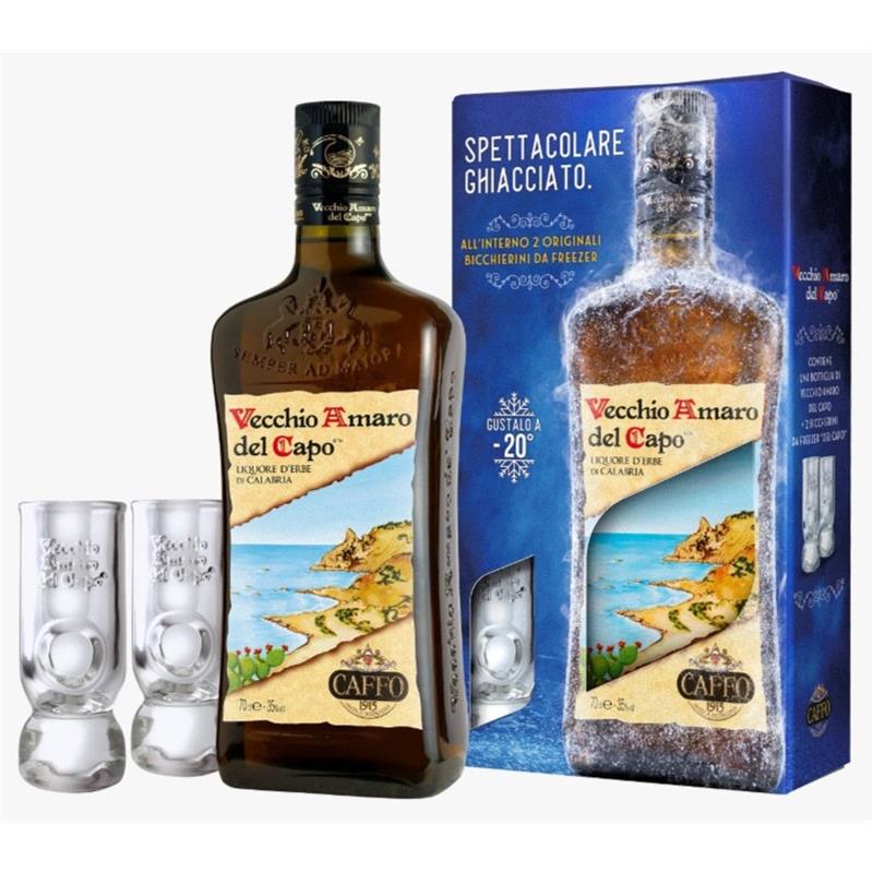 AMARO DEL CAPO GIFT PACK 35% 70CL