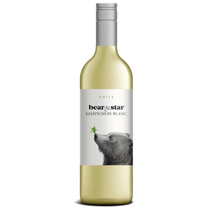 BEAR & STAR SAUVIGNON BLANC 10.5% 75CL WHITE WINE