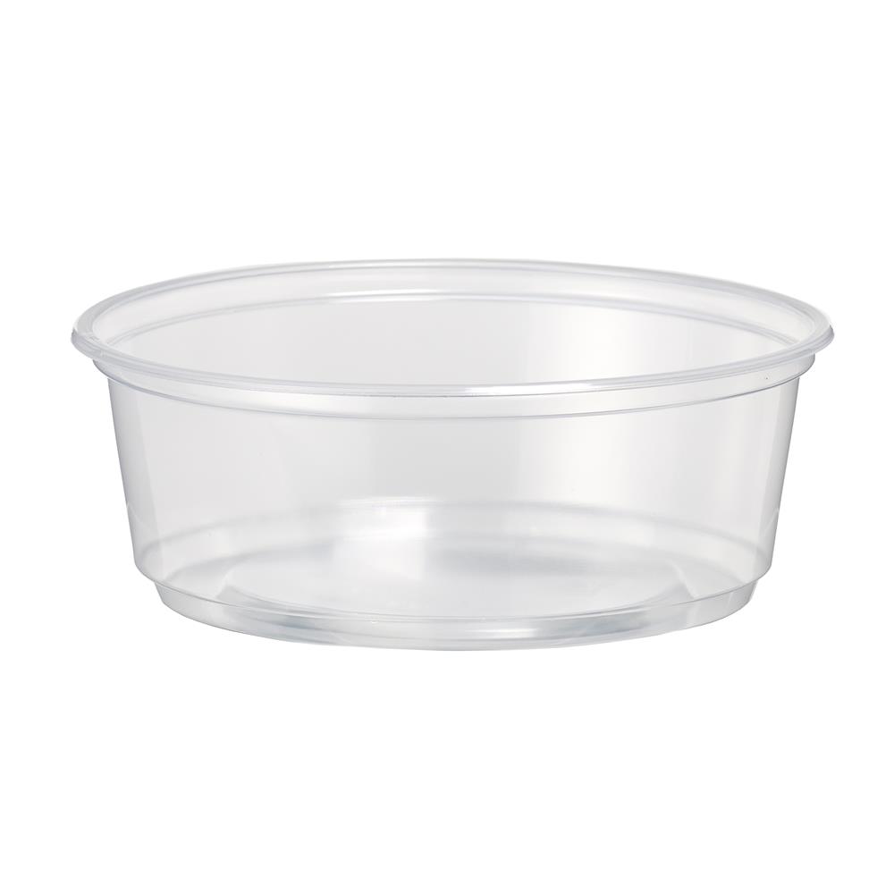 DELI POTS 8OZ CLEAR x 500