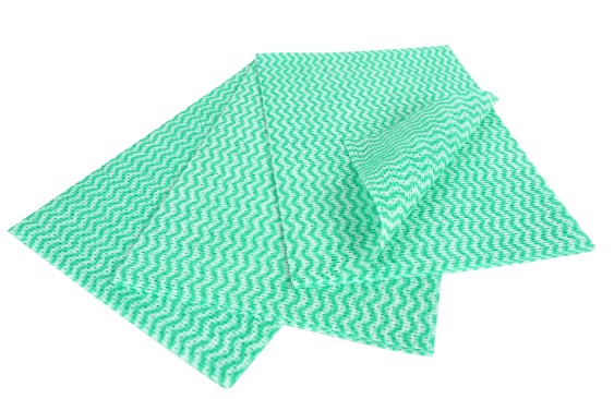 ENVIROWIPE PLUE GREEN COLOURED CLOTHS 25PK