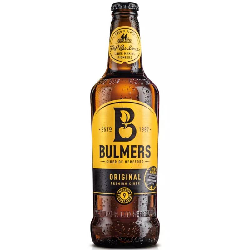 BULMERS ORIGINAL CIDER 12 x 500ML BOTTLES