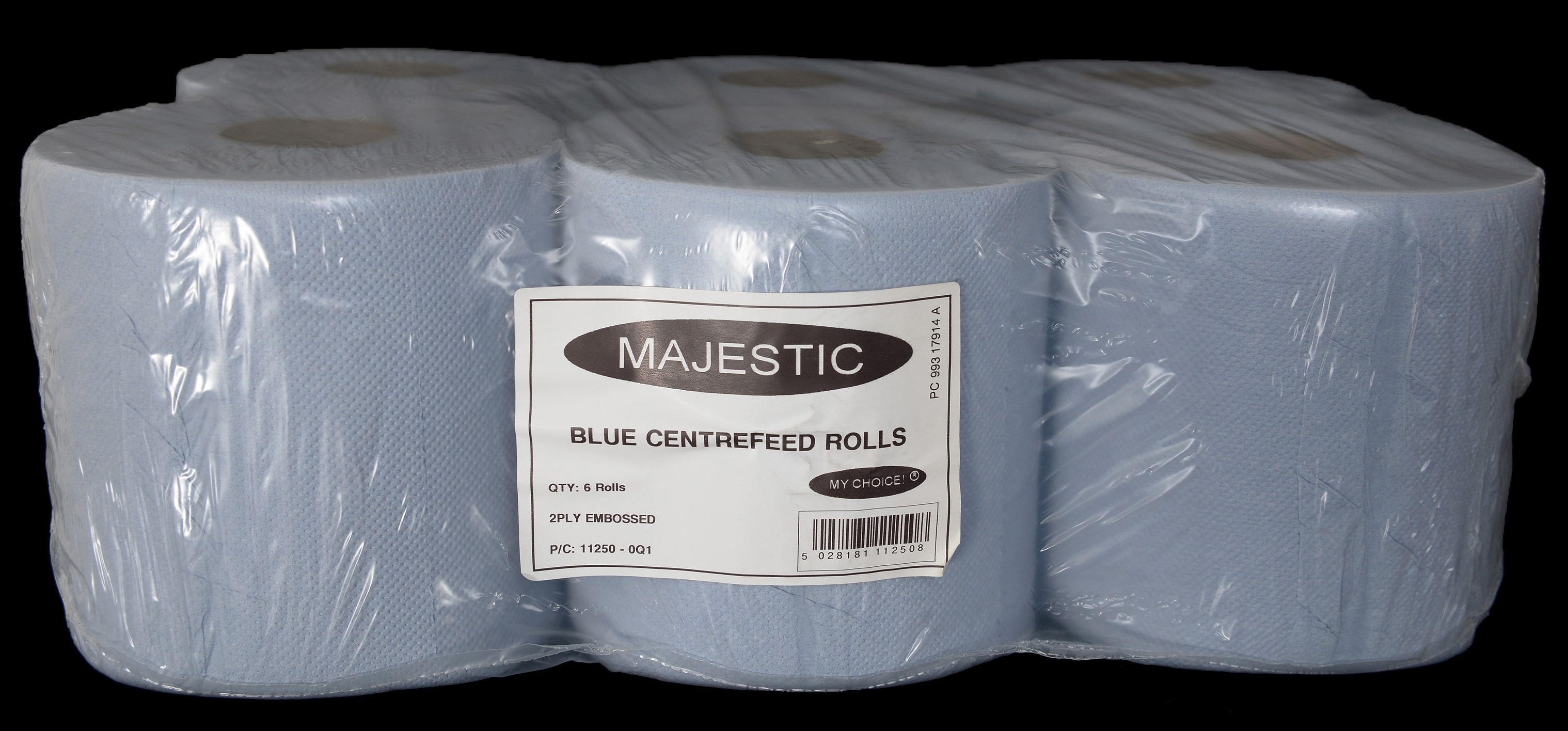 CENTREFEED PAPER TOWELS BLUE 130MTR 6 x ROLL