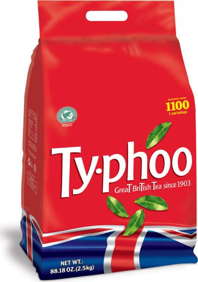 TYPHOO 1 CUP TEA BAGS 1100 PK
