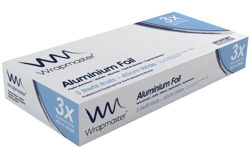 WRAPMASTER FOIL REFILL 45CM x 3ROLL