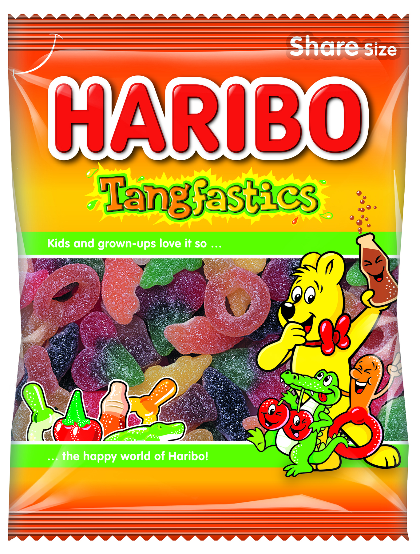 HARIBO TANGFASTICS LARGE BAGS 12 x 140G